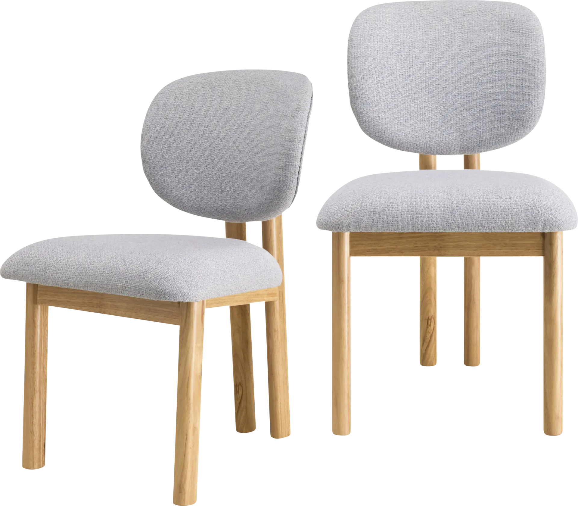 Hayan Light Blue Side Chair, Set of 2
