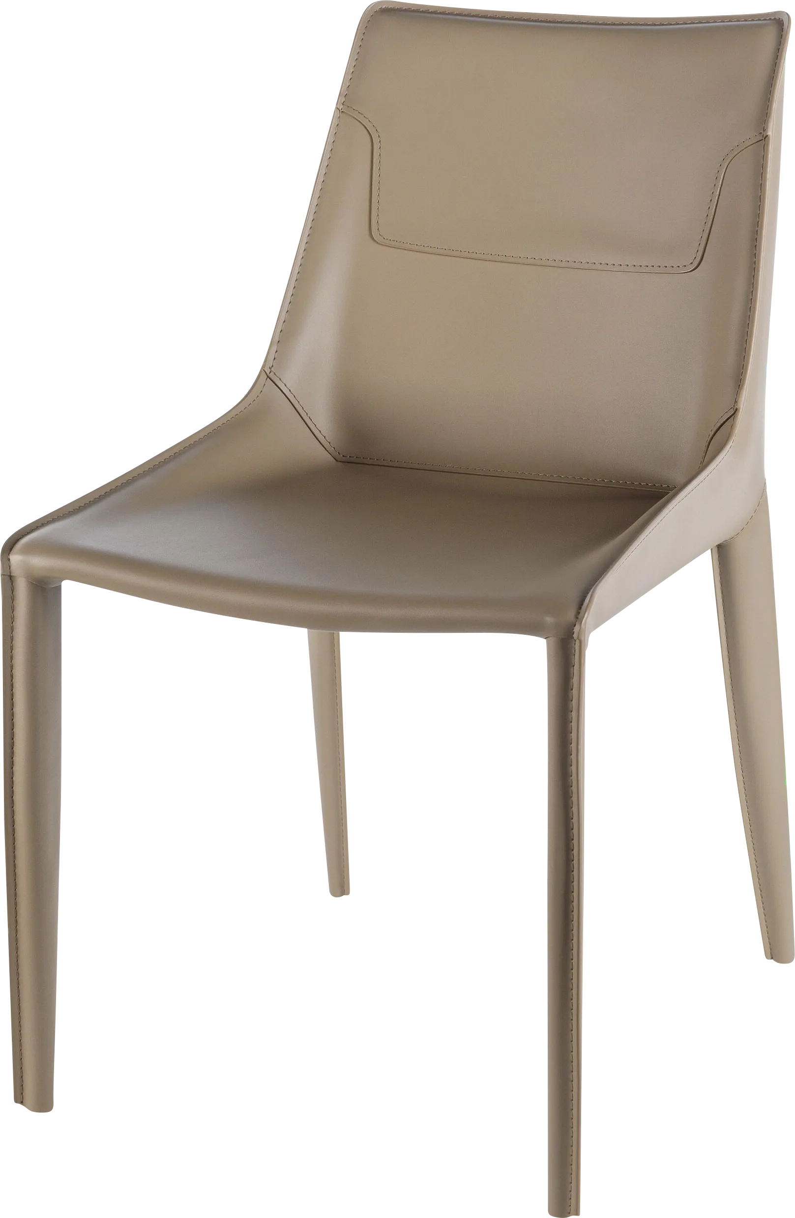 Wasil Taupe Side Chair, Set of 2 - Thumbnail - Image 1