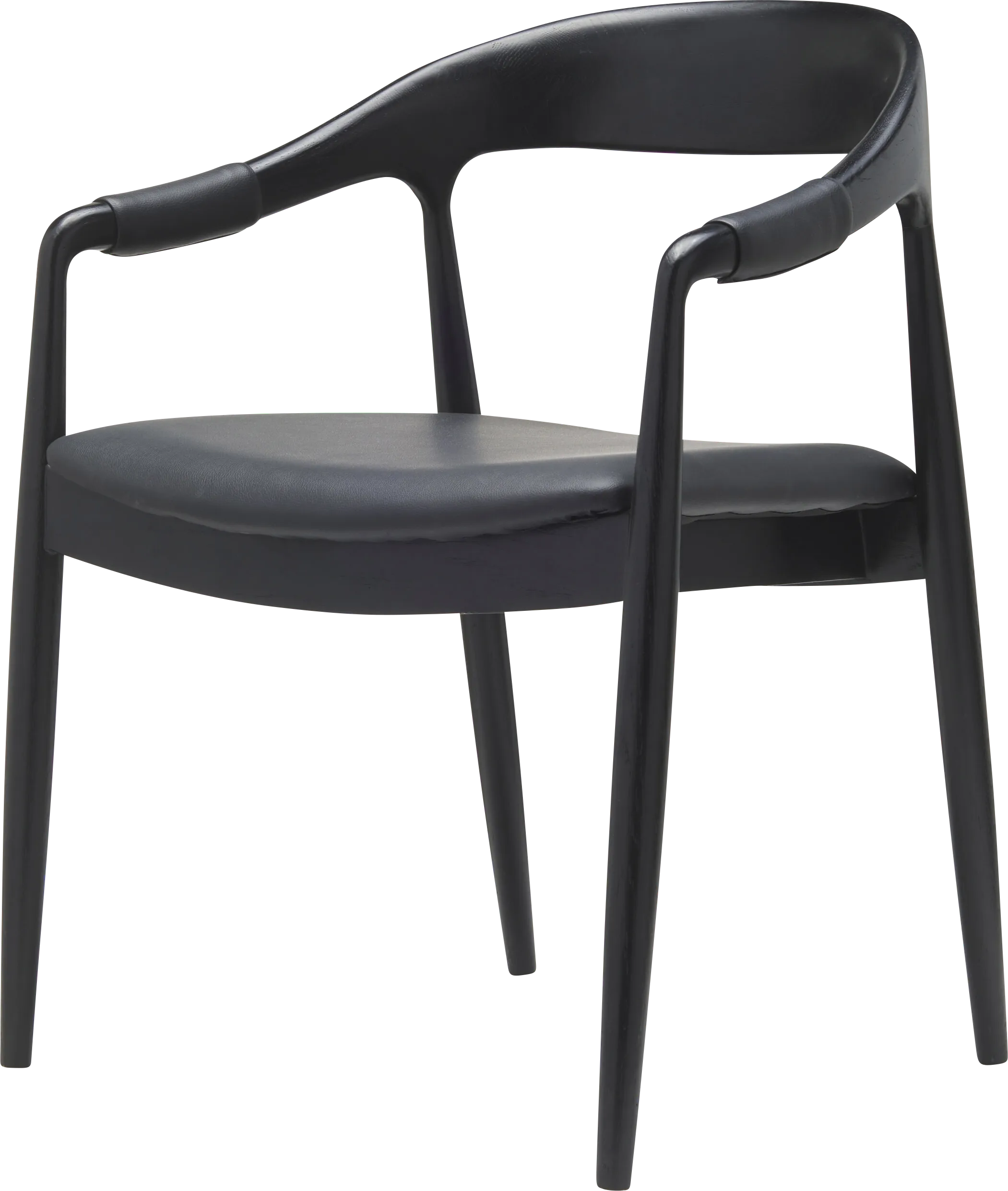 Rima Black Arm Chair - Thumbnail - Image 1
