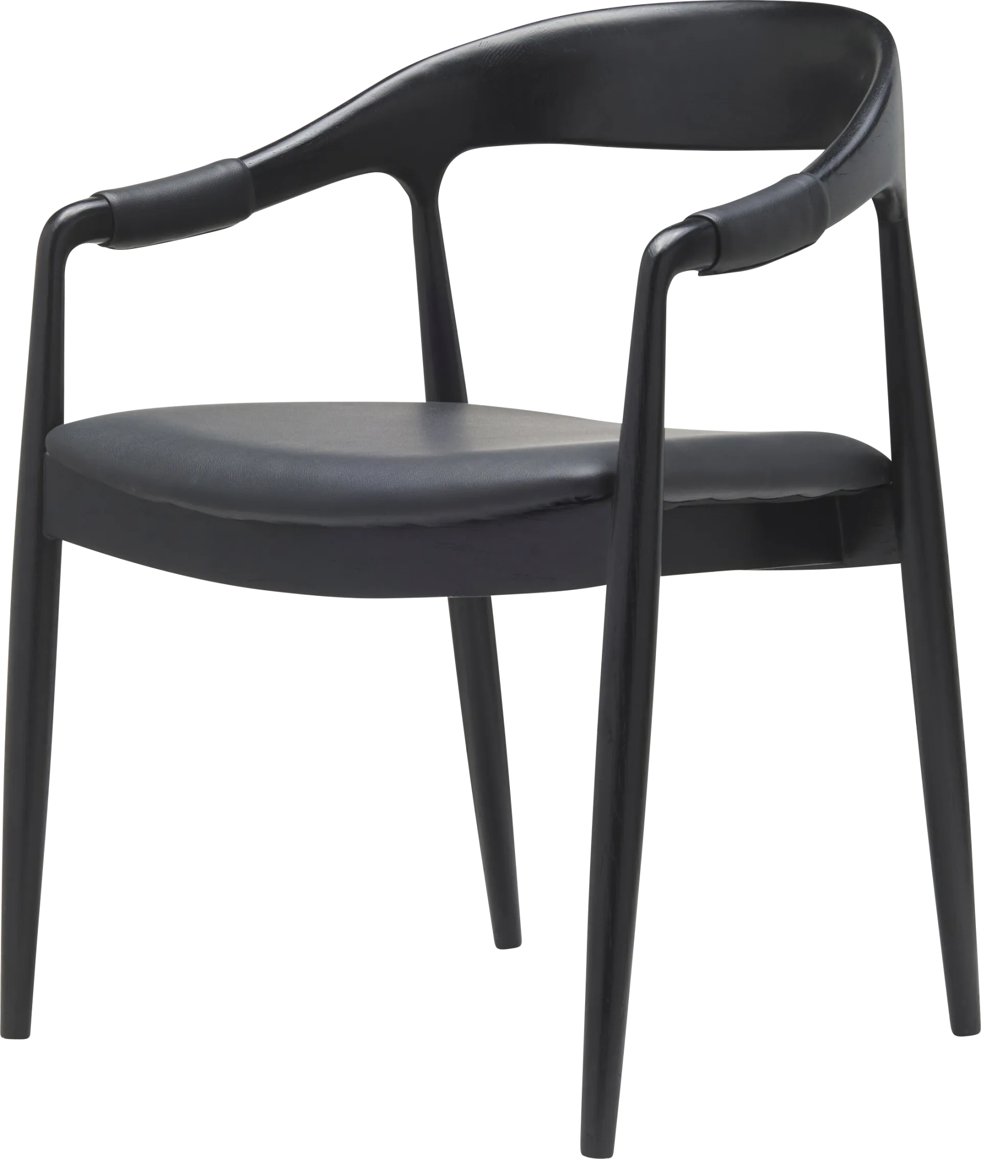 Rima Black Arm Chair - Image 1