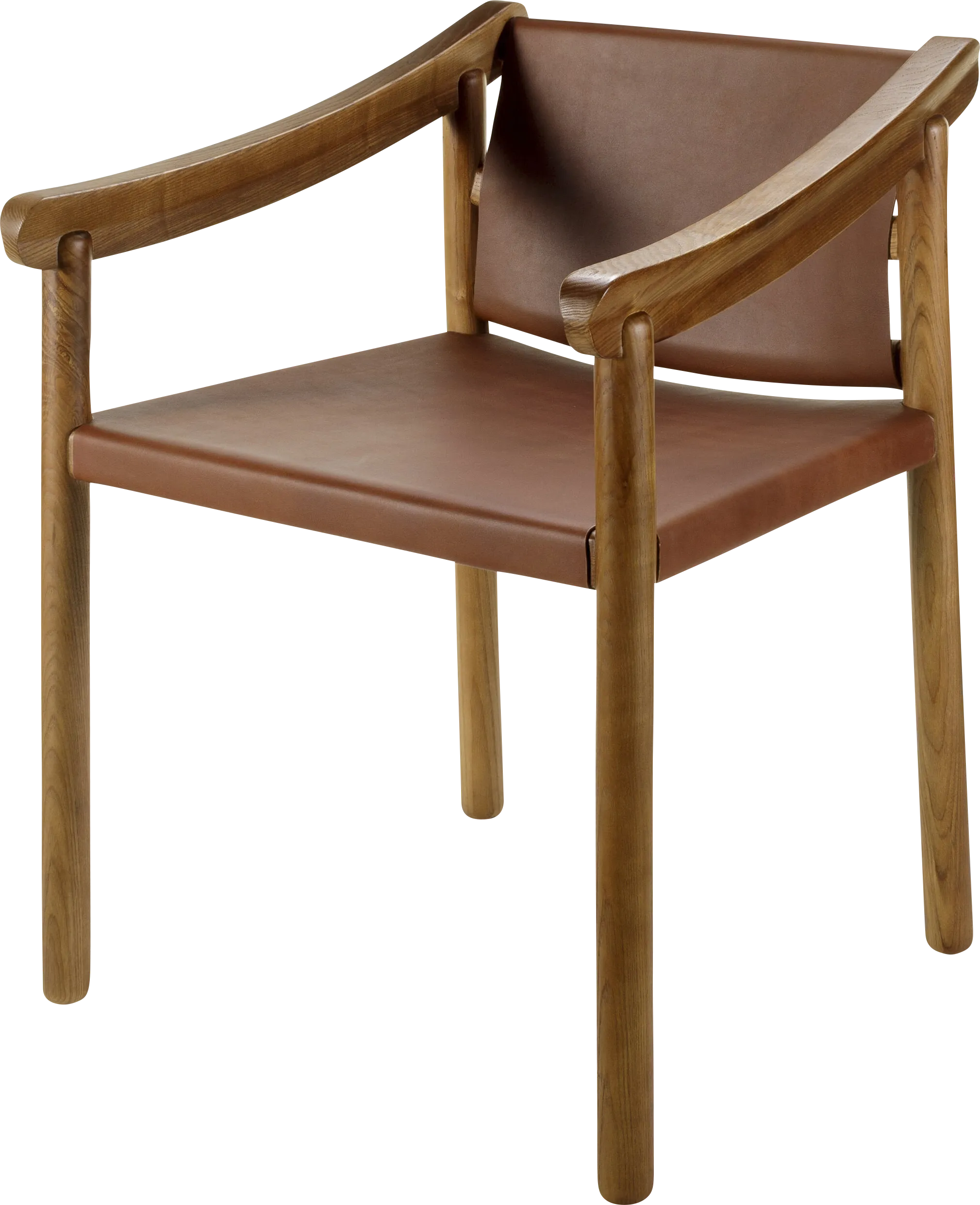 Talna Brown Arm Chair - Thumbnail - Image 1