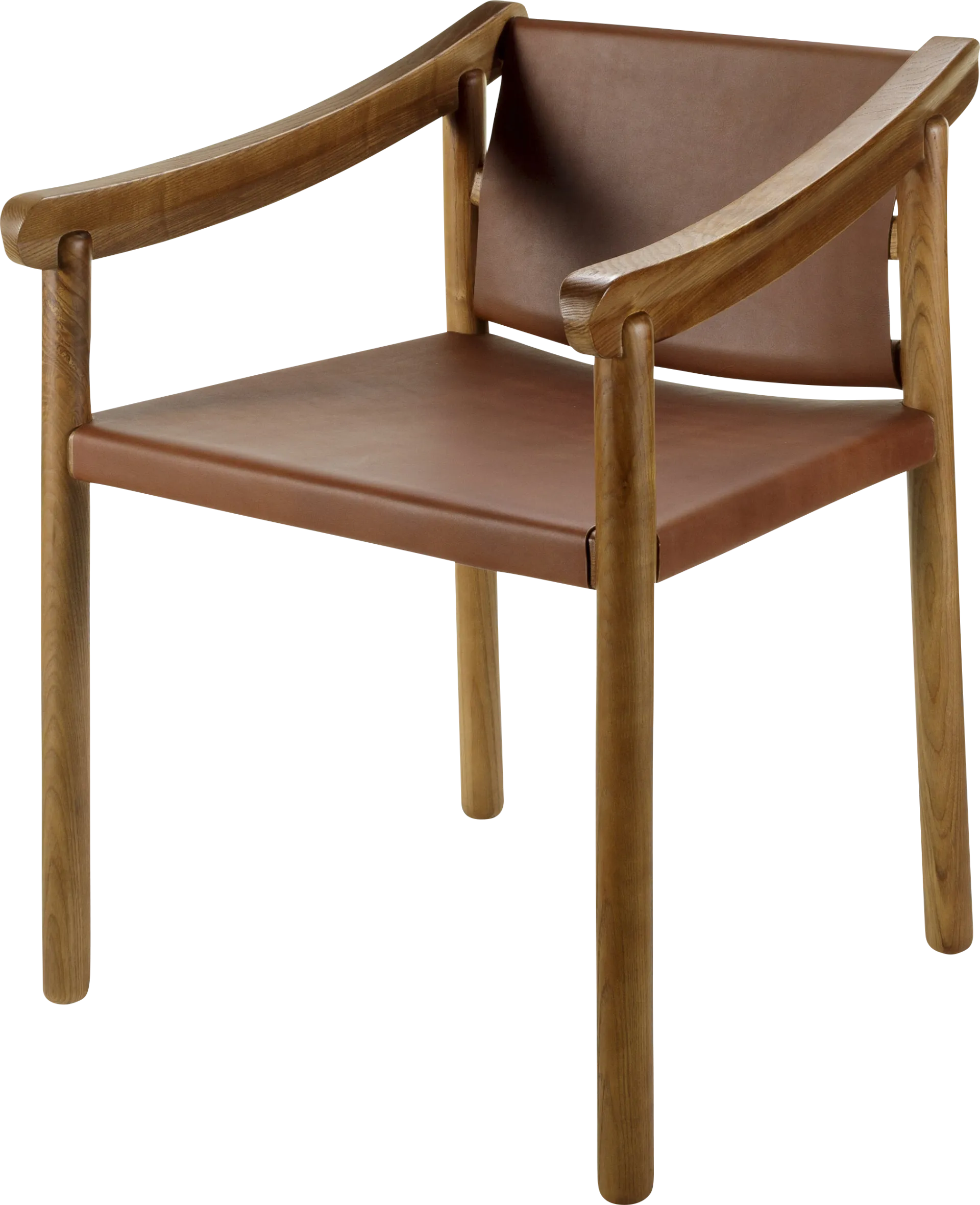 Talna Brown Arm Chair - Image 1