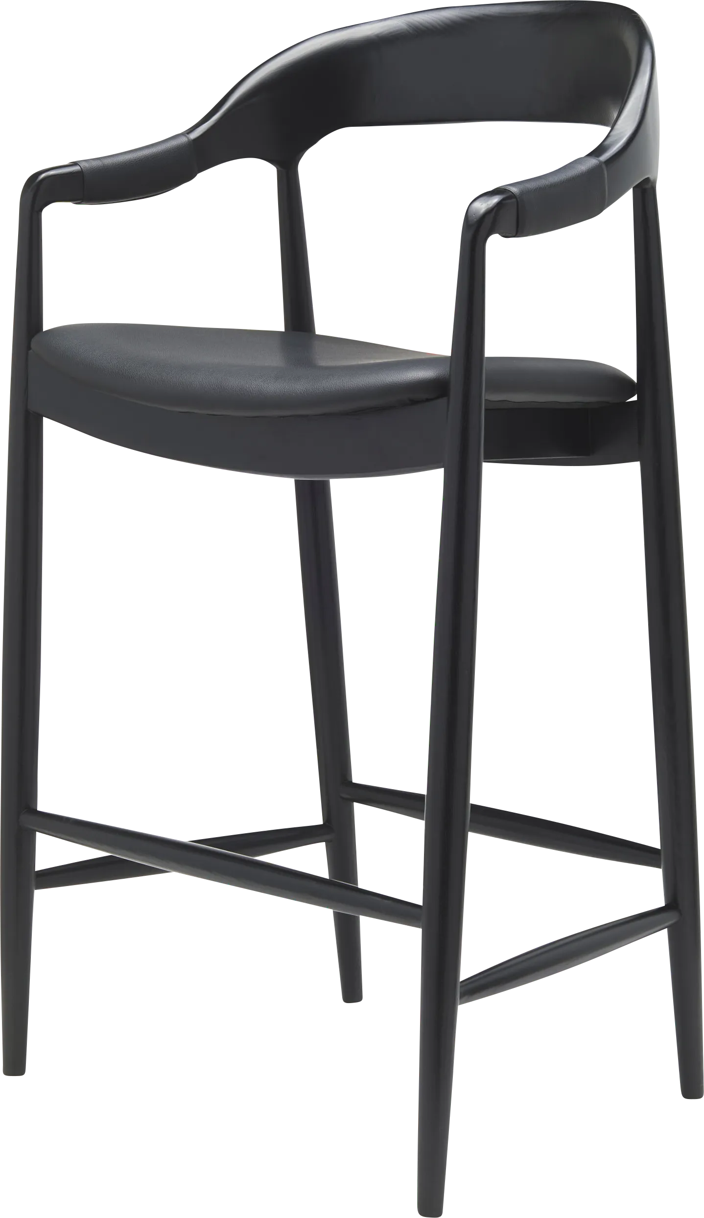 Rima Black Barstool - Thumbnail - Image 1