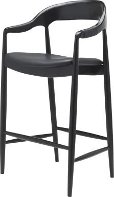 Rima Black Barstool
