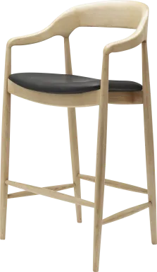 Rima I Black Barstool