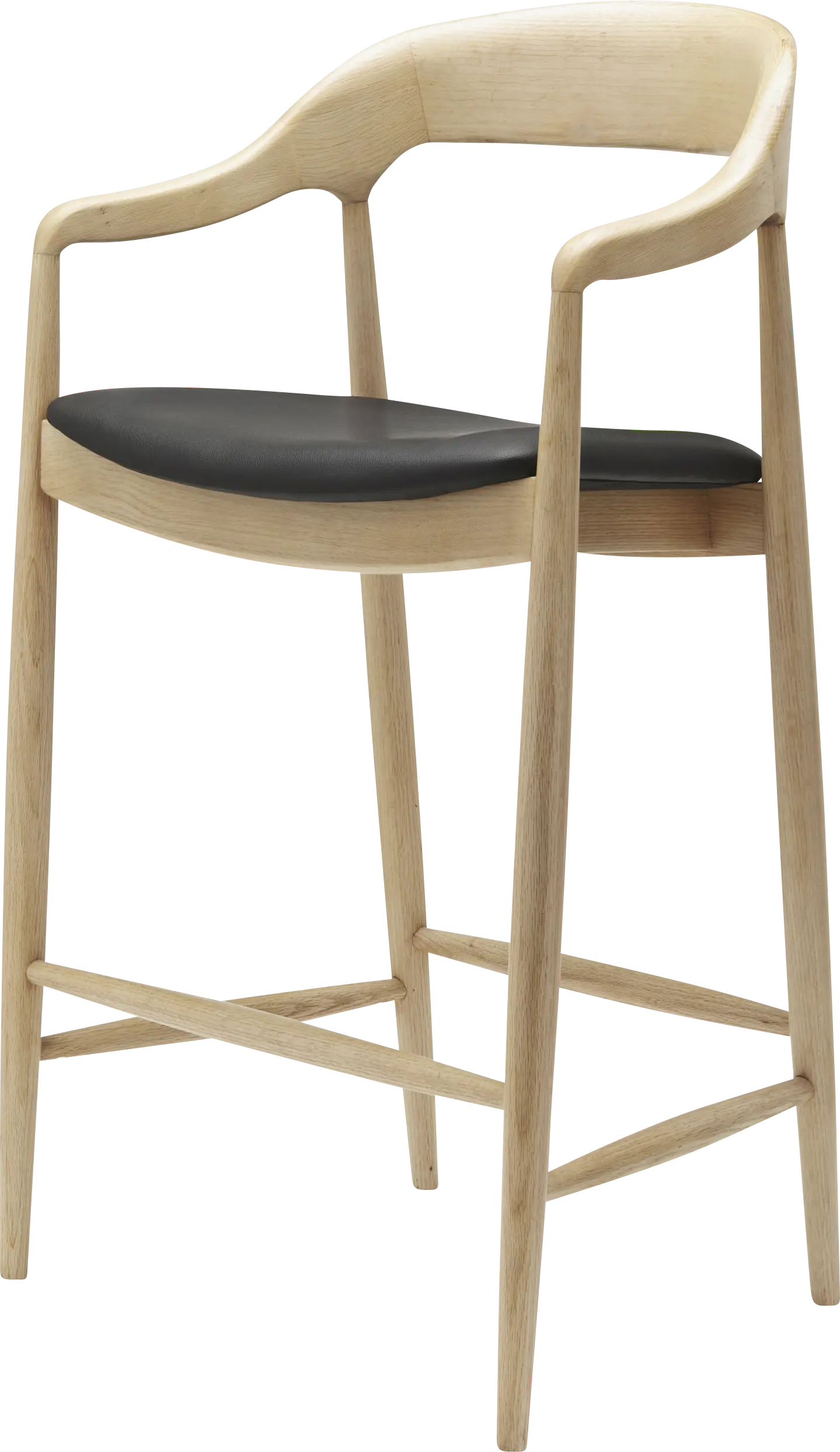 Rima I Black Barstool