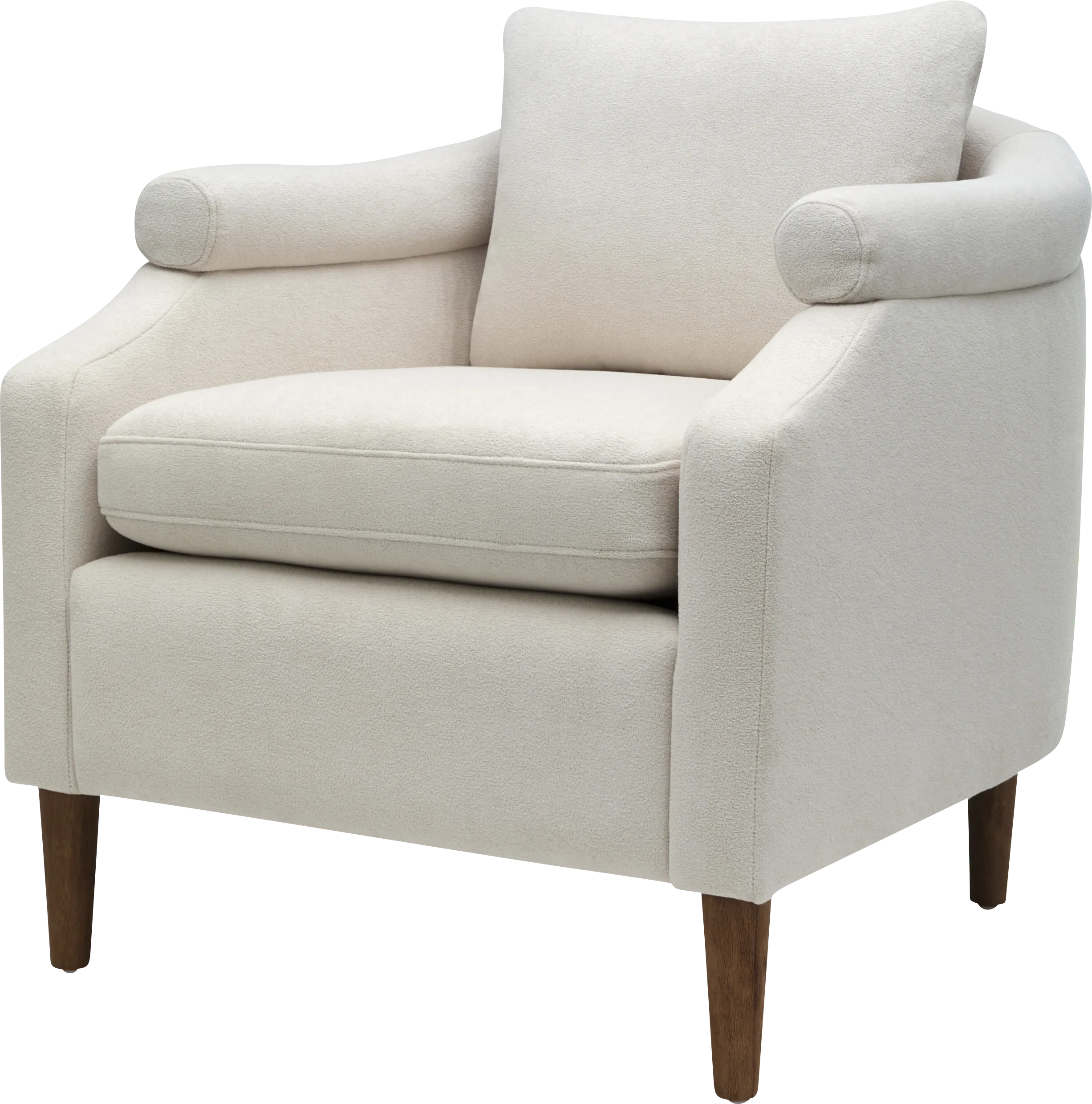 Yamina Ivory Accent Chair - Thumbnail - Image 1