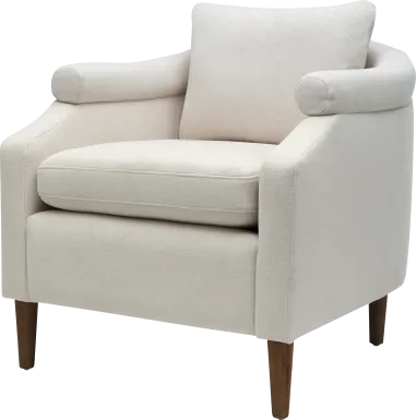 Yamina Ivory Accent Chair