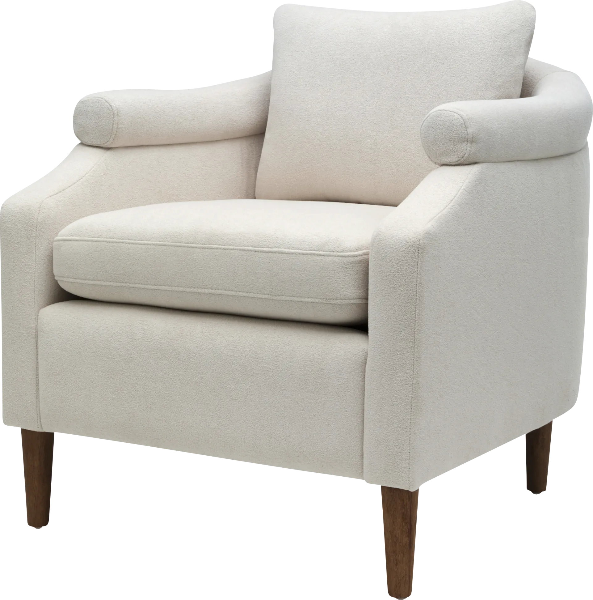 Yamina Ivory Accent Chair - Image 1