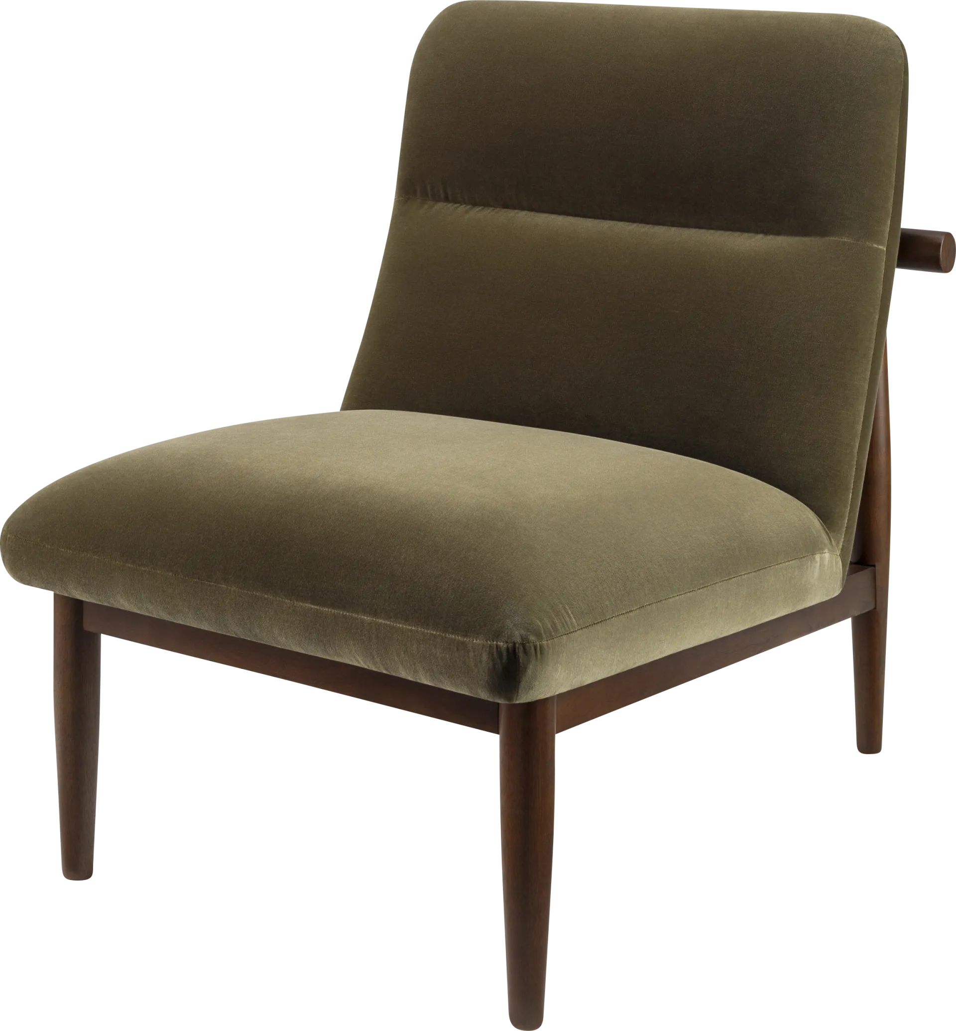 Asma Olive Accent Chair - Image 1