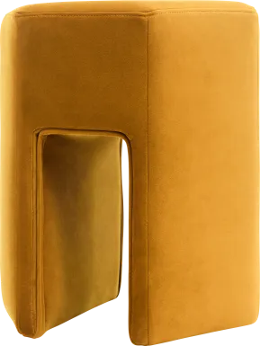 Azisa Yellow Ottoman