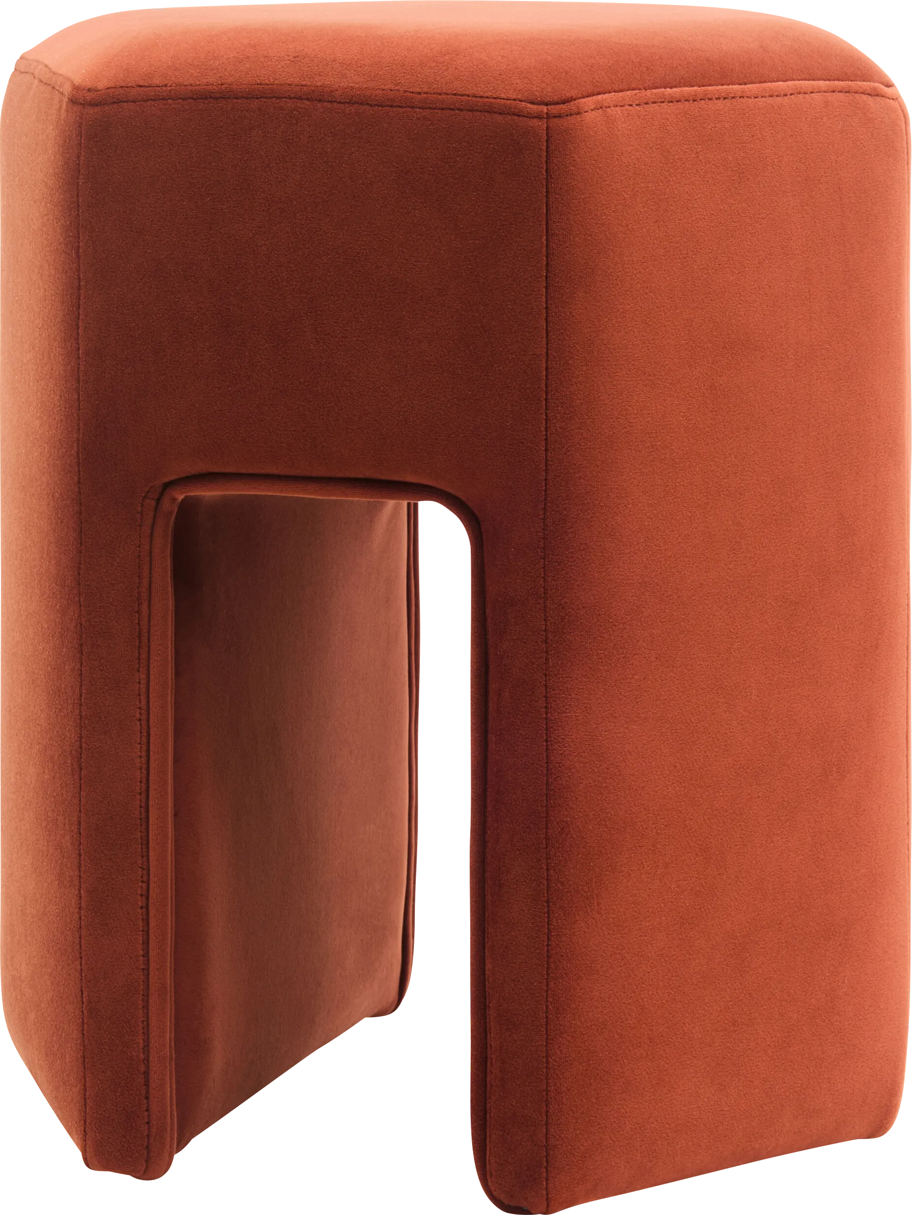 Azisa Rust Ottoman - Image 1