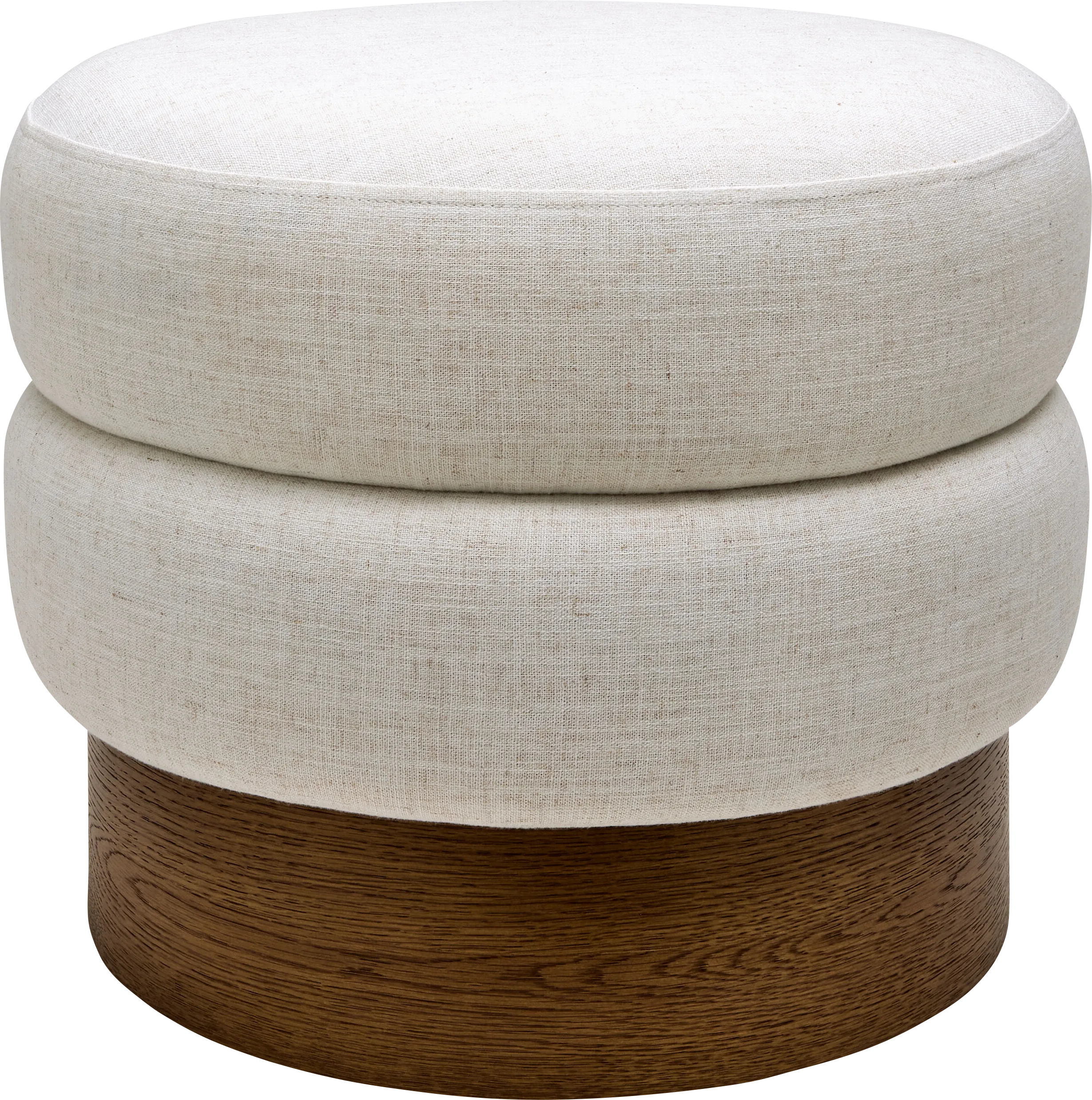 Rahu Beige Ottoman - Thumbnail - Image 1