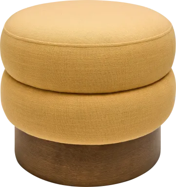 Rahu Yellow Ottoman