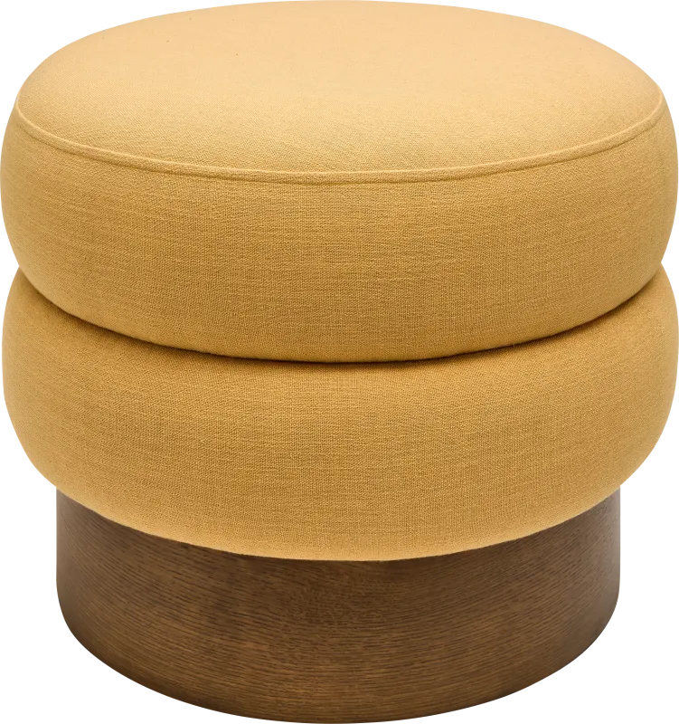 Rahu Yellow Ottoman