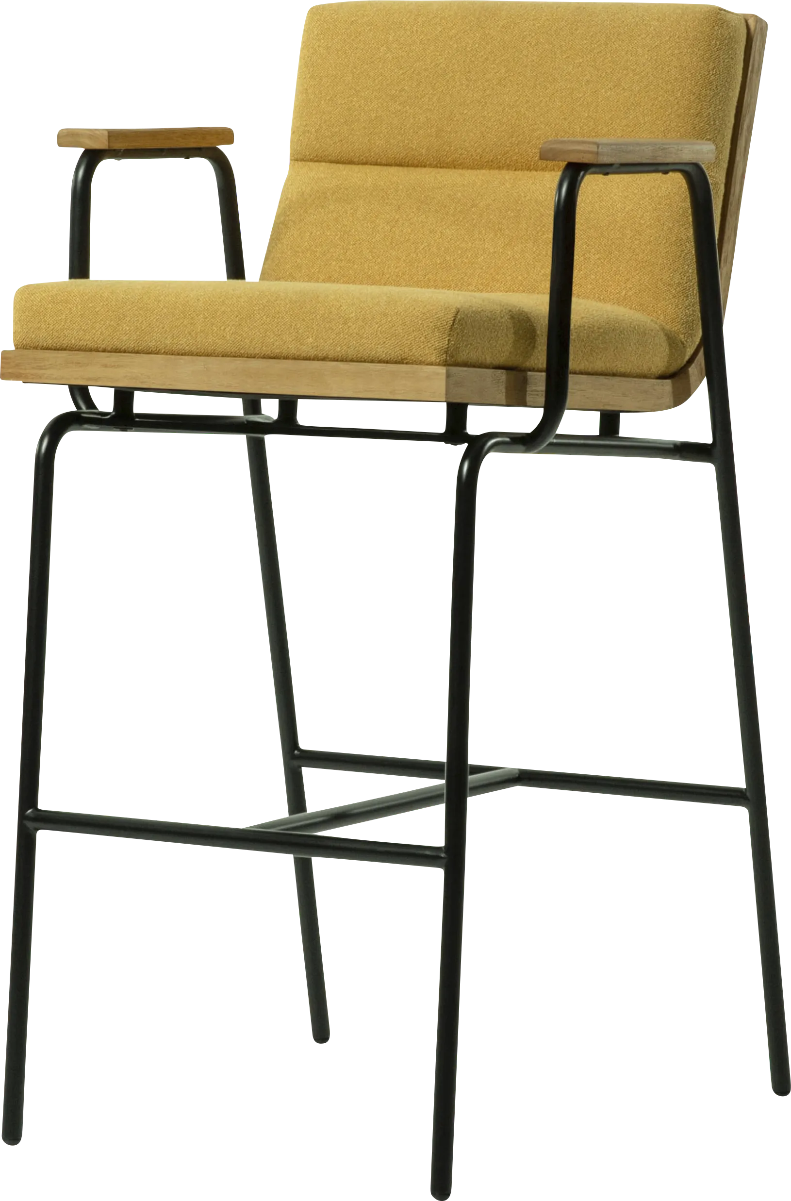 Heike Mustard Barstool - Thumbnail - Image 1