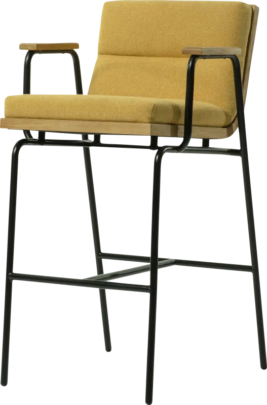 Heike Mustard Barstool