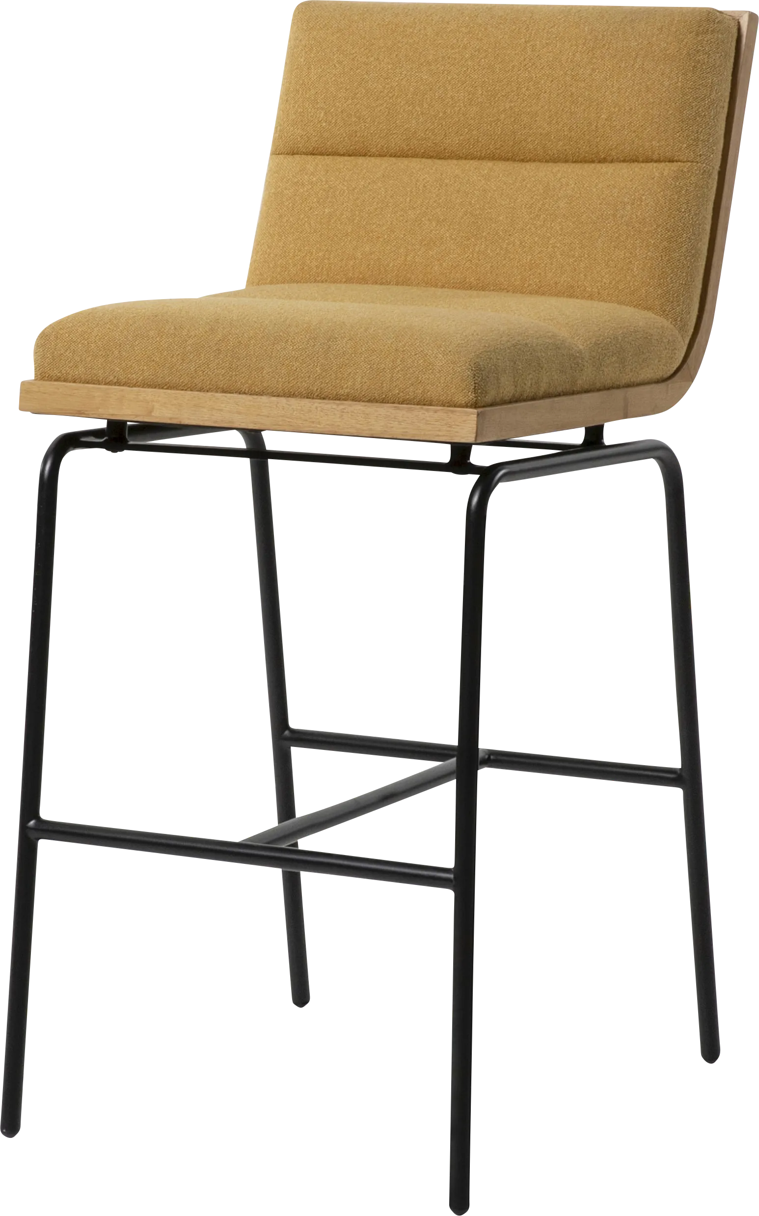 Heike II Mustard Barstool - Thumbnail - Image 1