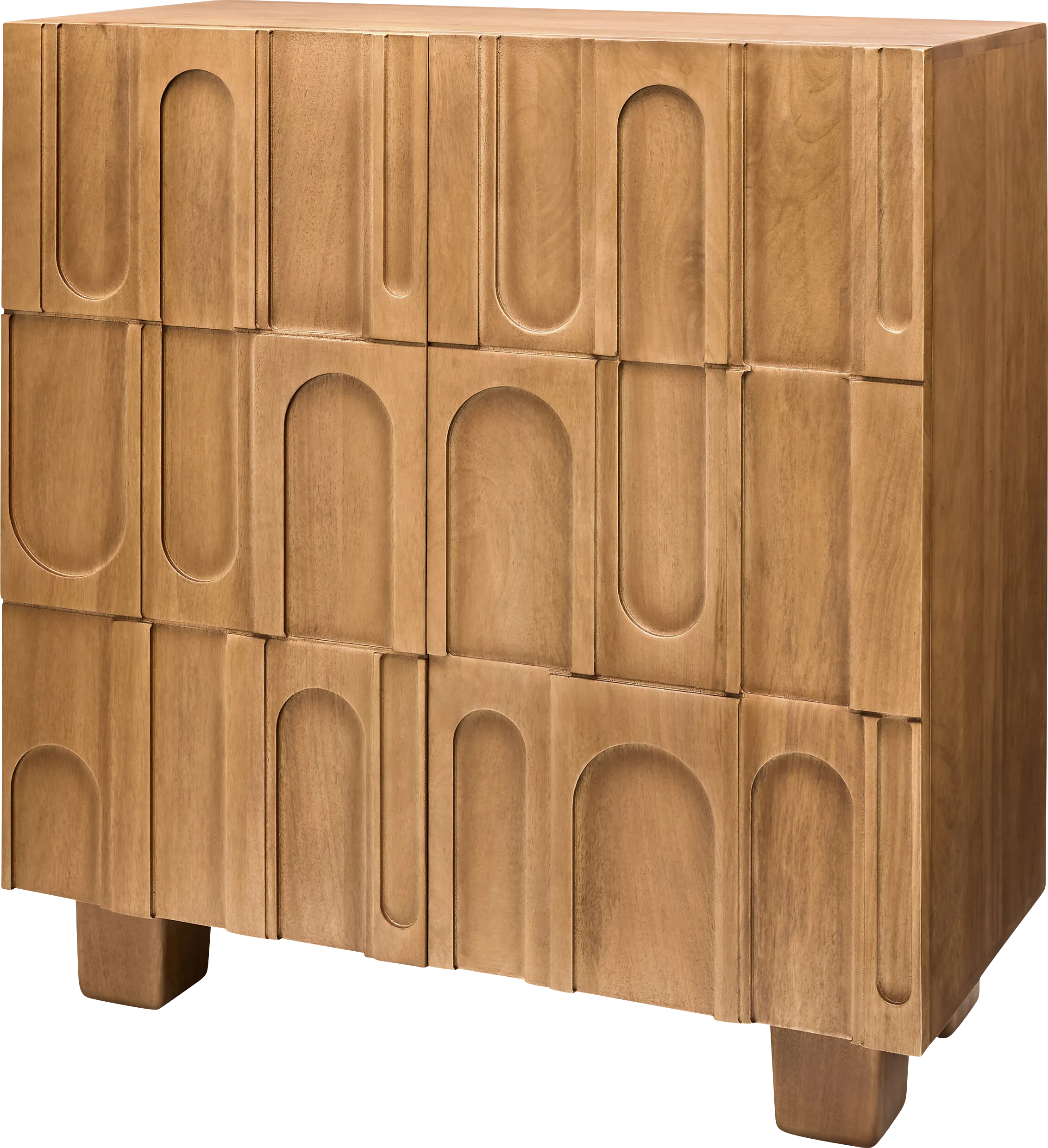 Razin Brown Bar Cabinet - Thumbnail - Image 1