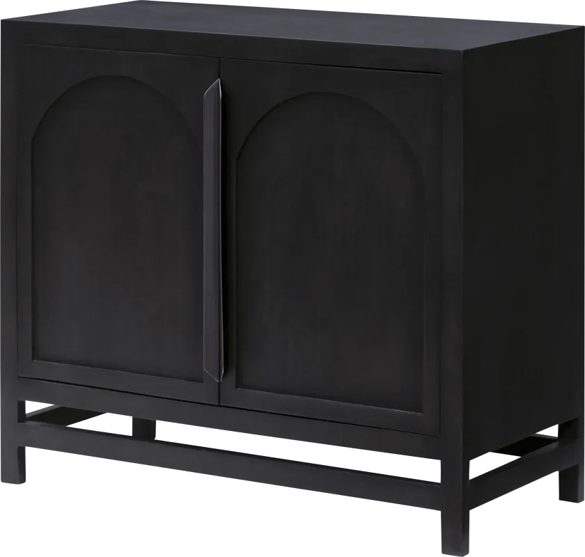 Ramiya Black Accent Cabinet