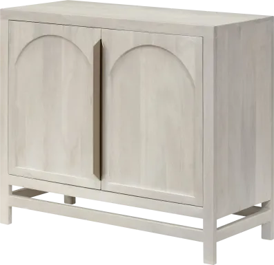 Ramiya White Accent Cabinet