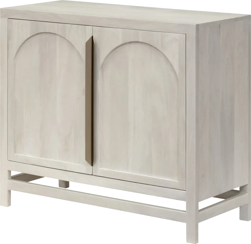 Ramiya White Accent Cabinet