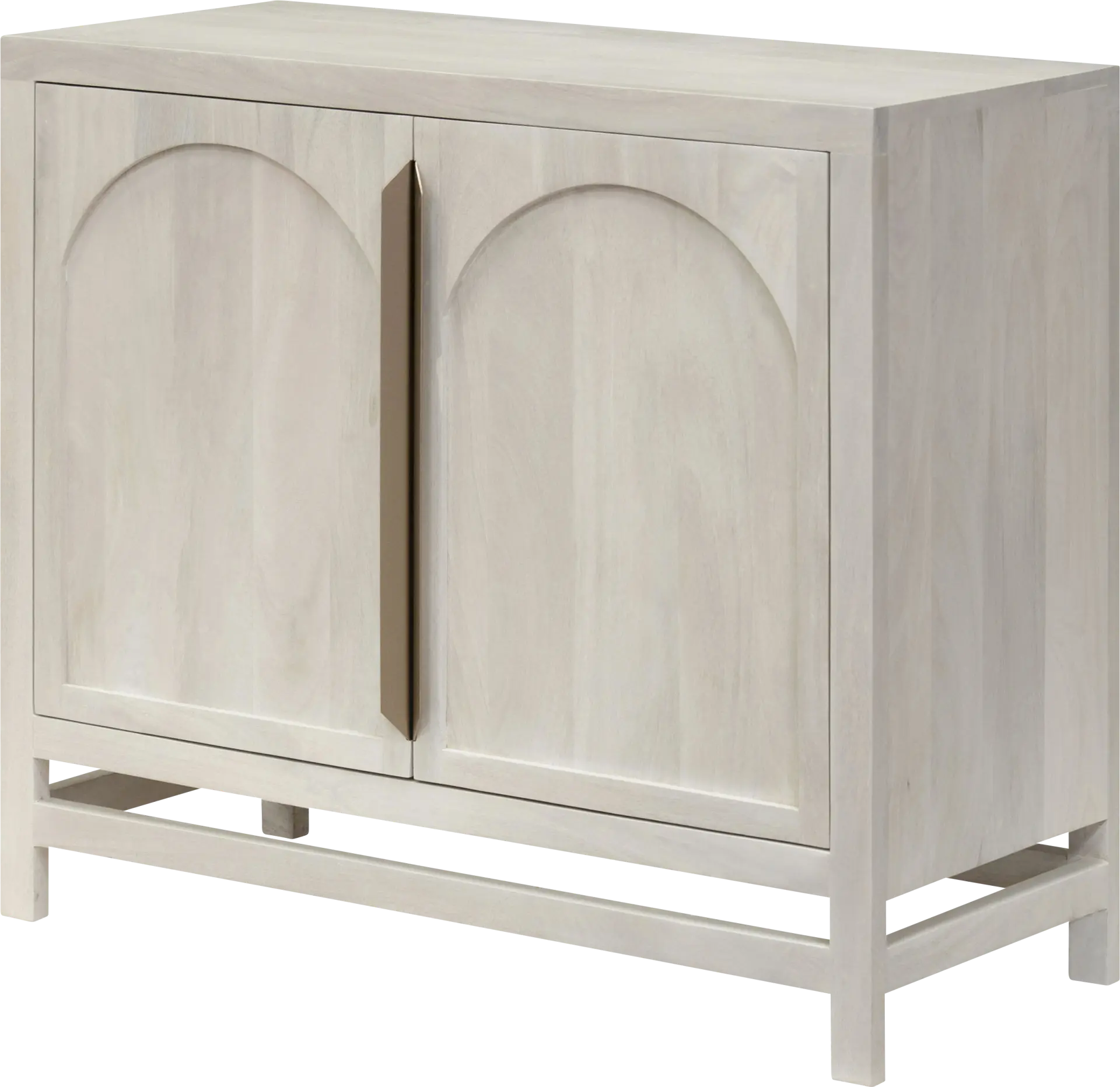 Ramiya White Accent Cabinet