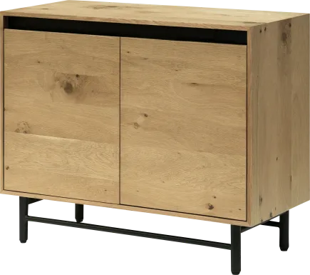 Ashiqa Brown Accent Cabinet