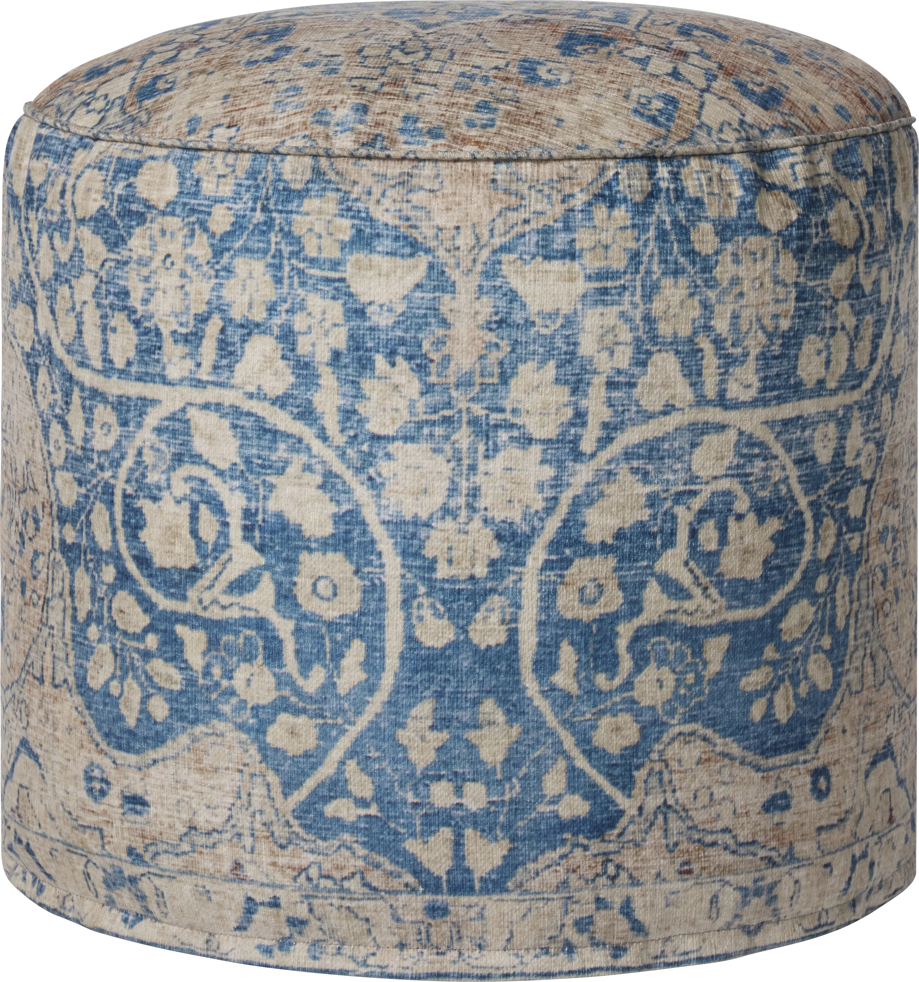 Biala Blue Pouf - Thumbnail - Image 1
