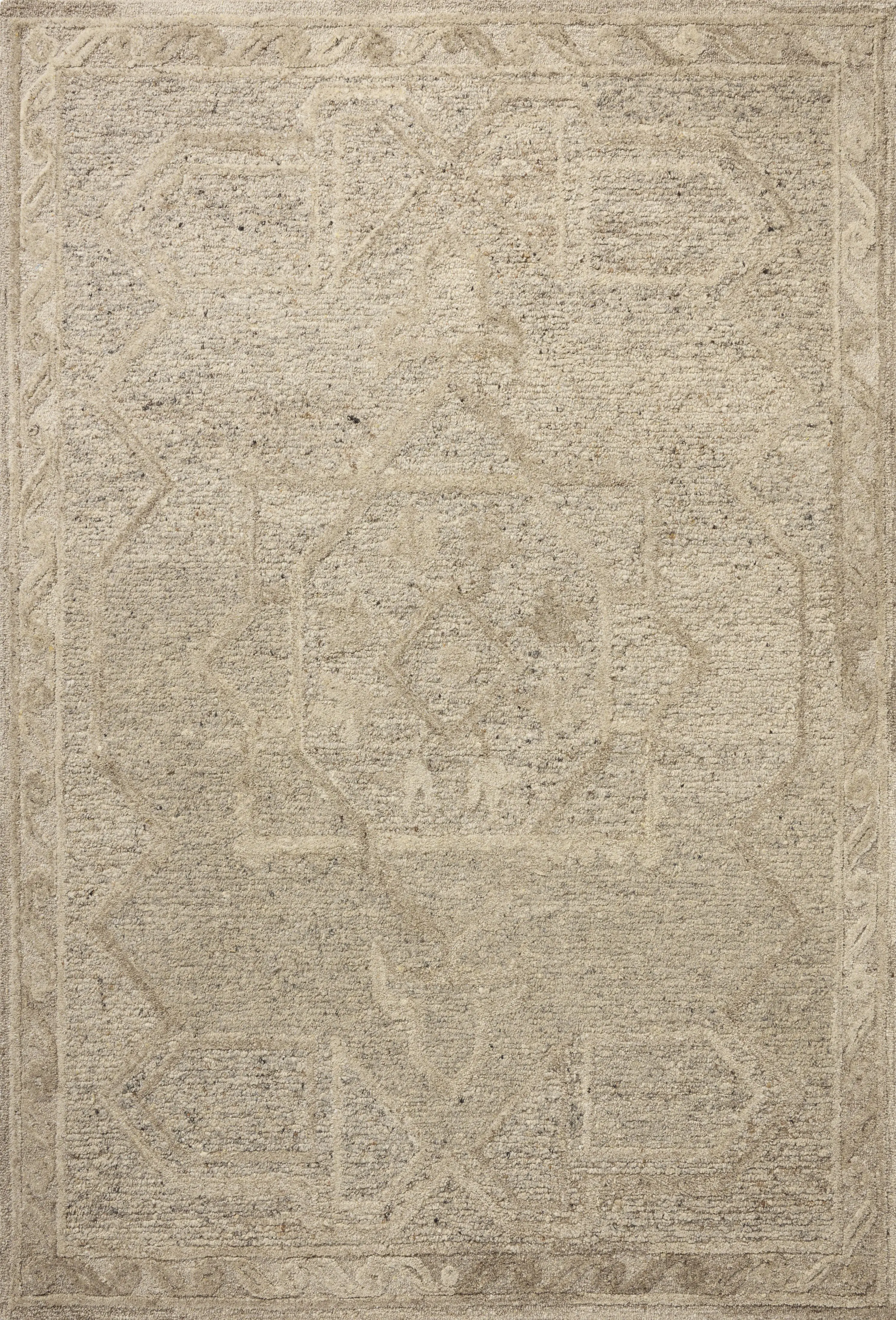Neila Beige 7'9 x 9'9 Rug - Thumbnail - Image 1
