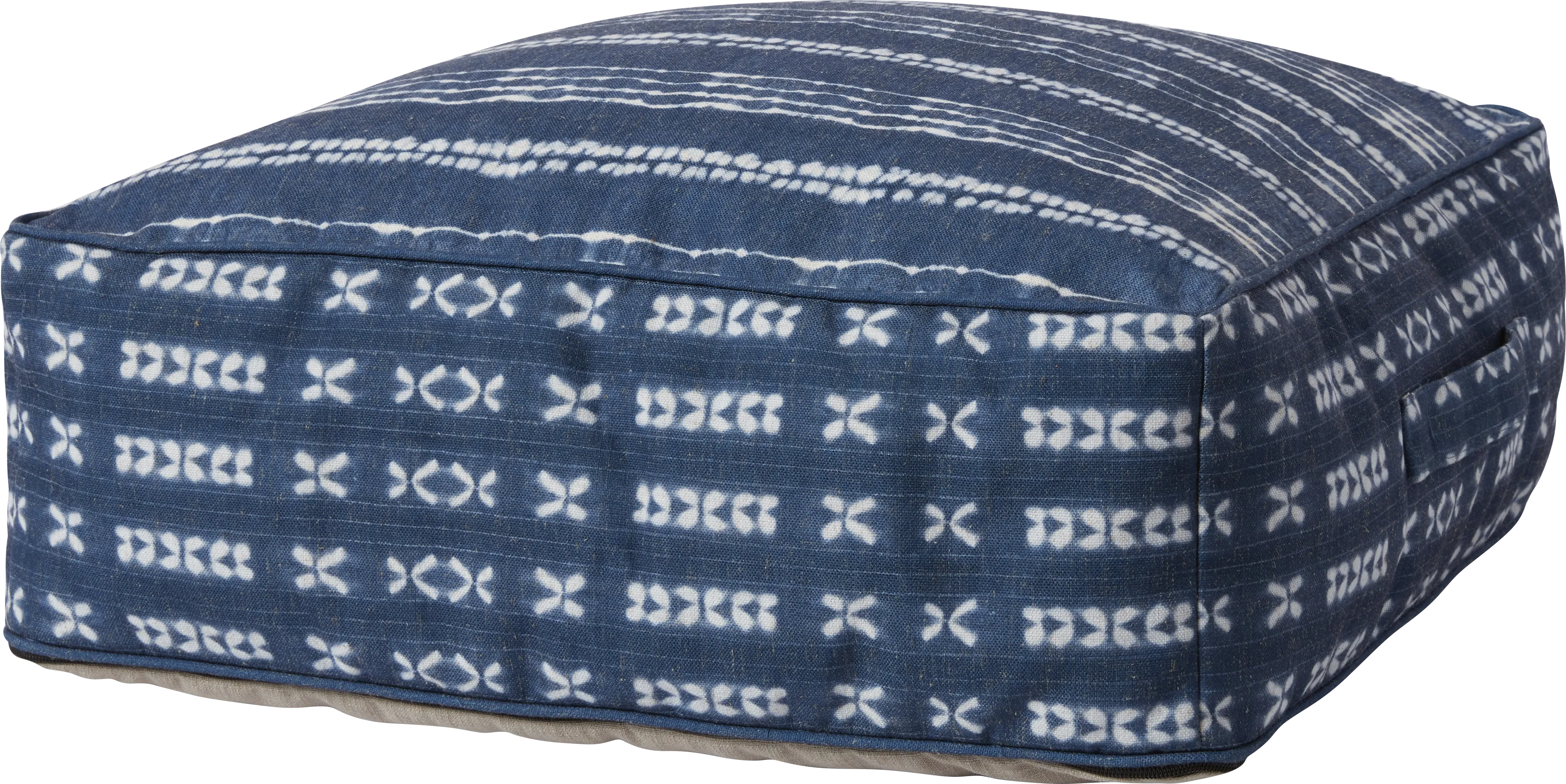 Elim Blue Extra Large Pouf - Thumbnail - Image 1