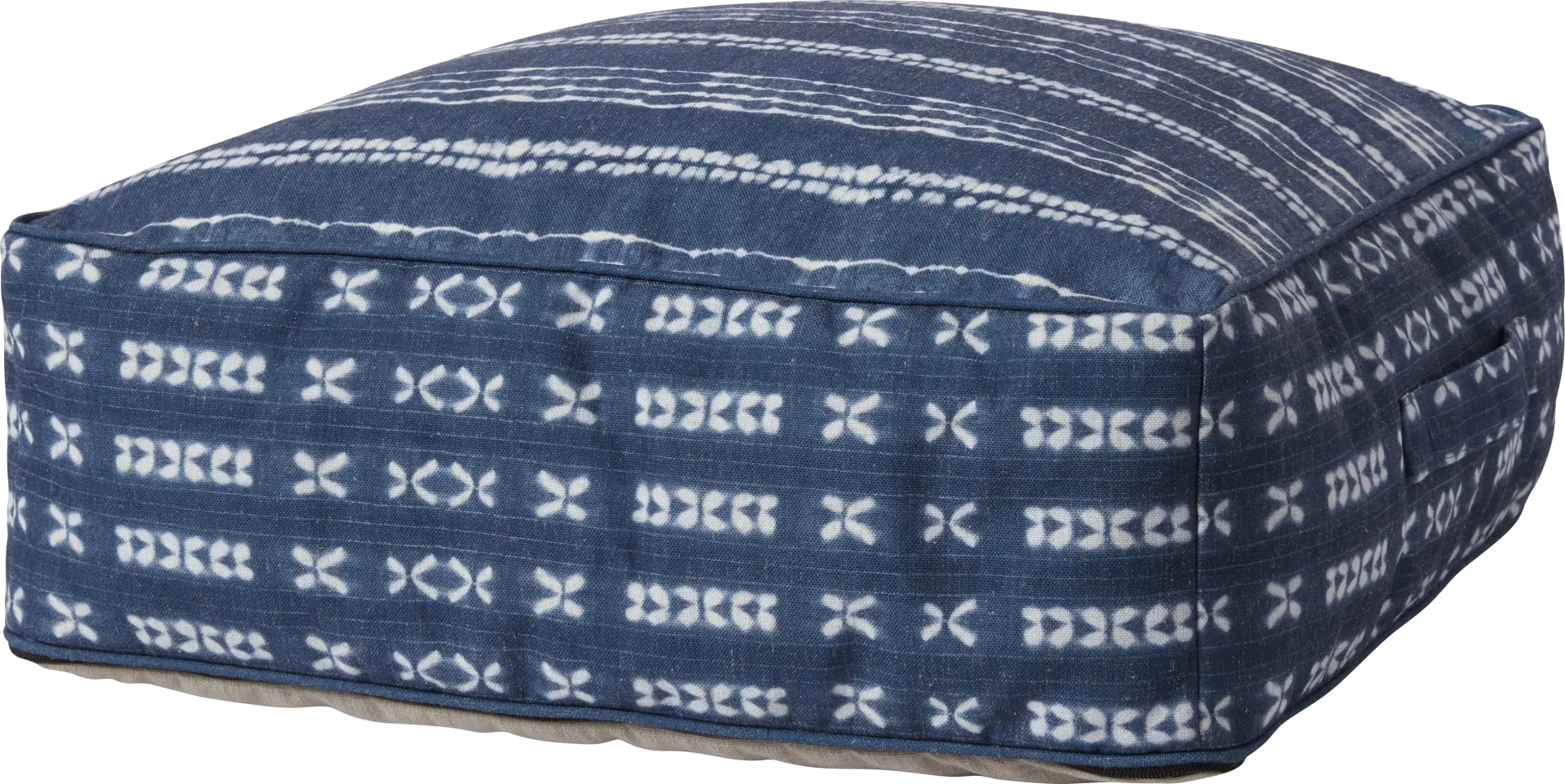 Elim Blue Extra Large Pouf