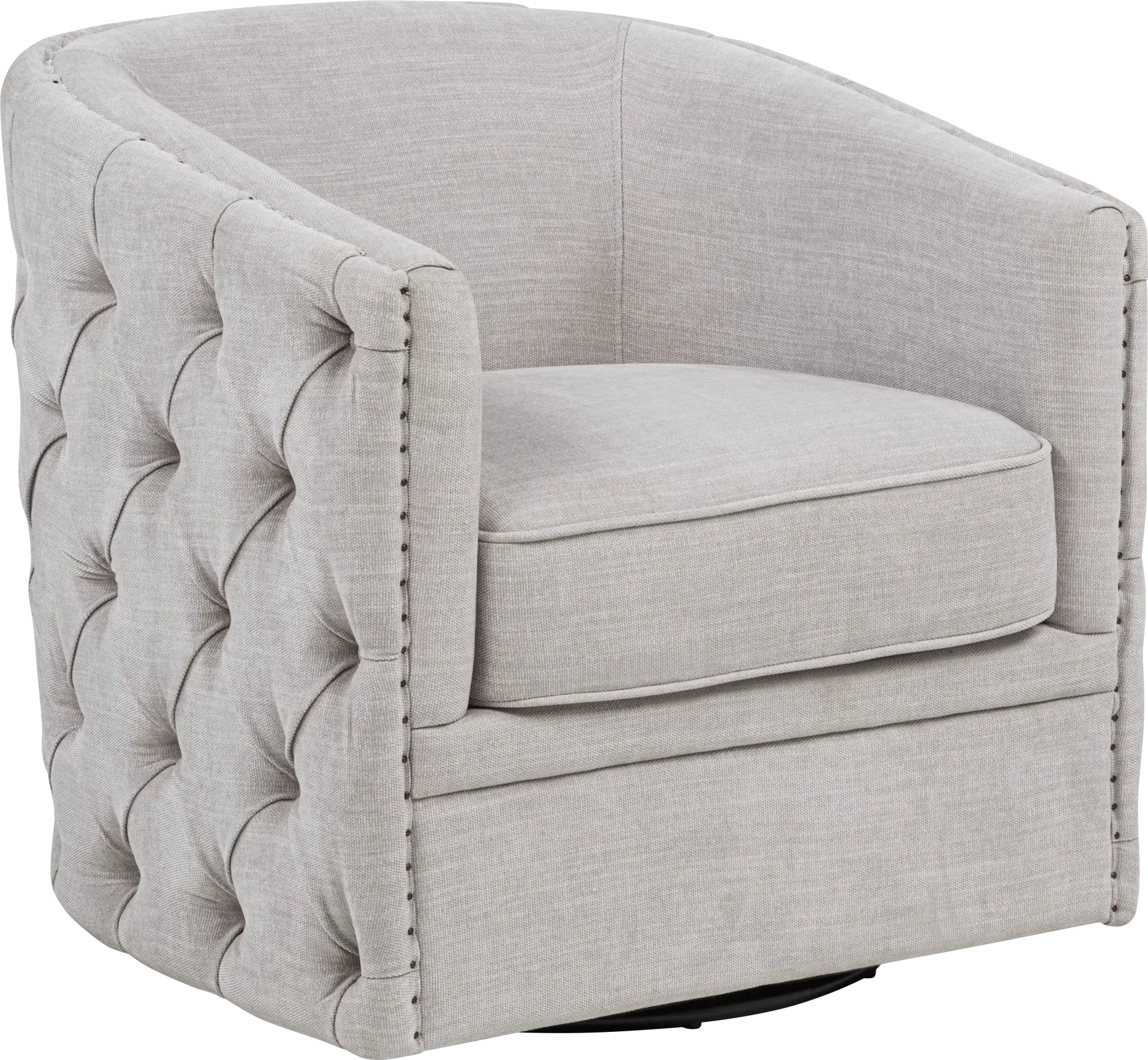 Adriana Gray Swivel Chair
