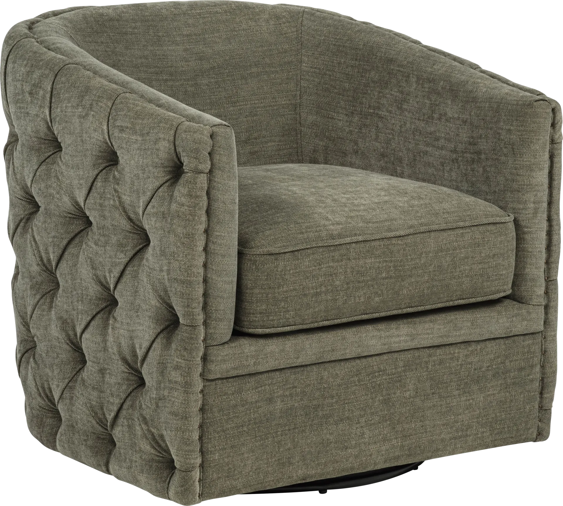 Adriana Green Swivel Chair
