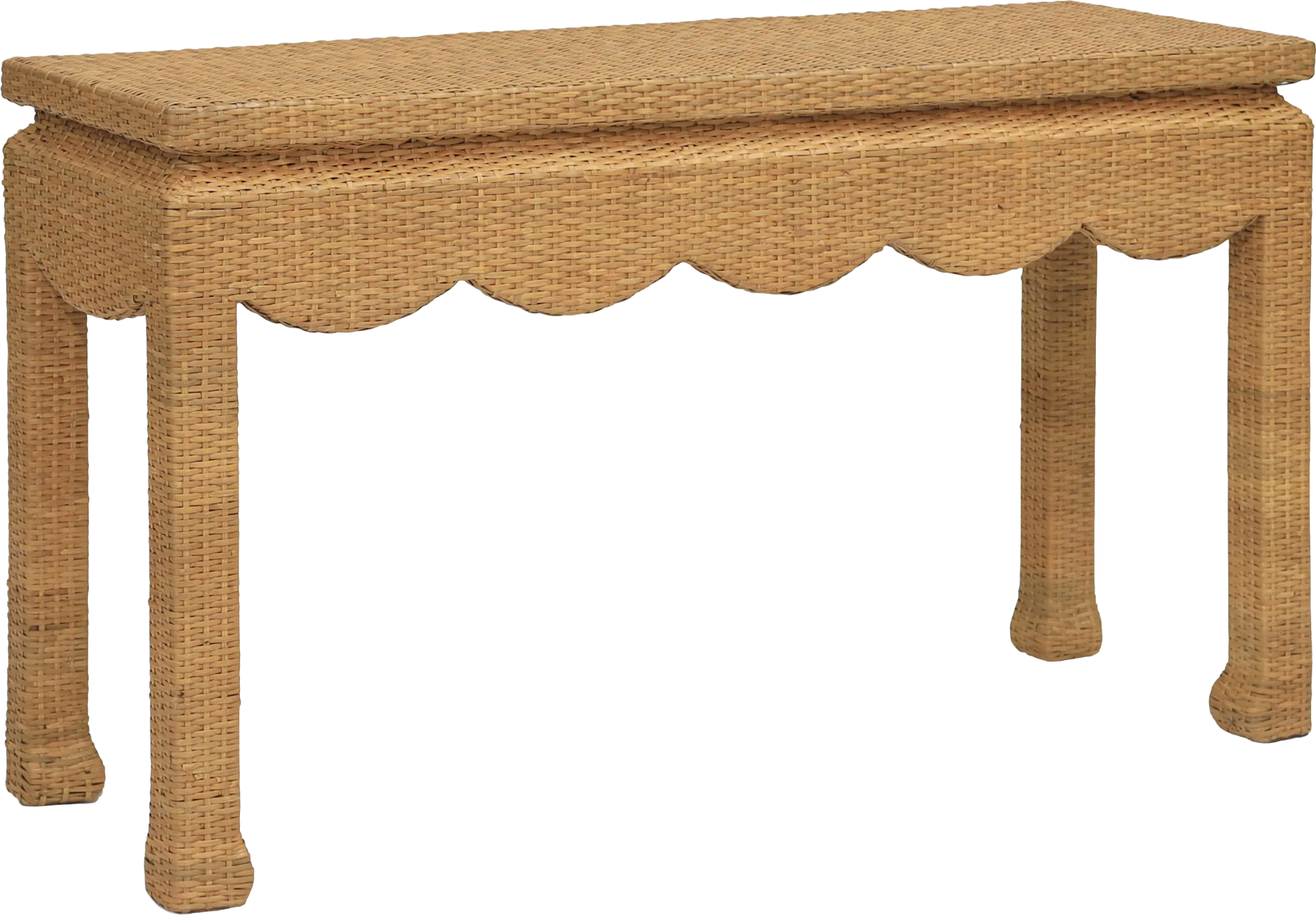 Chantilly Natural Chairside Table - Image 1