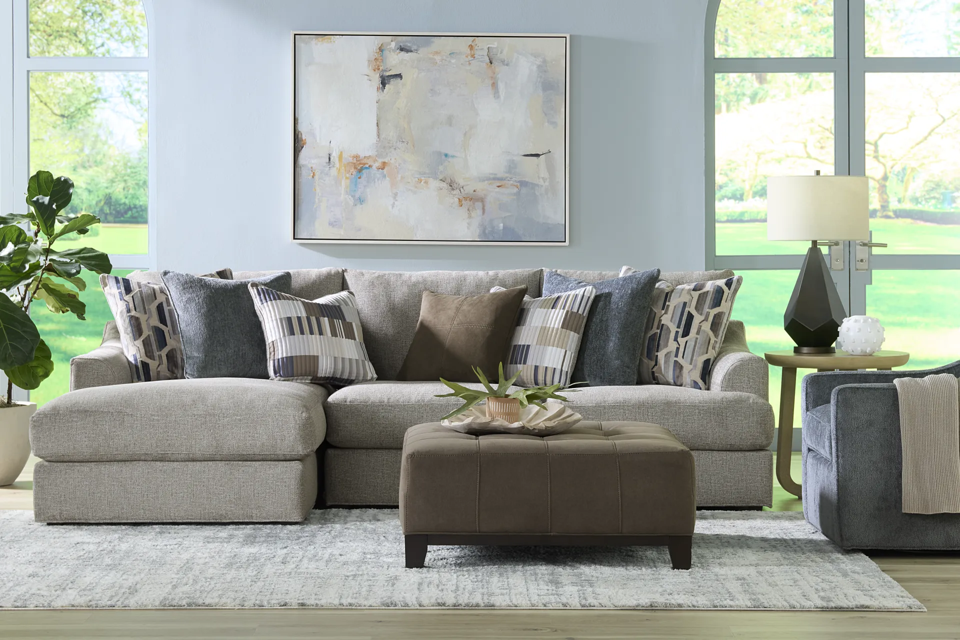 Sonoma Cobblestone 2 Pc Sectional - Image 2