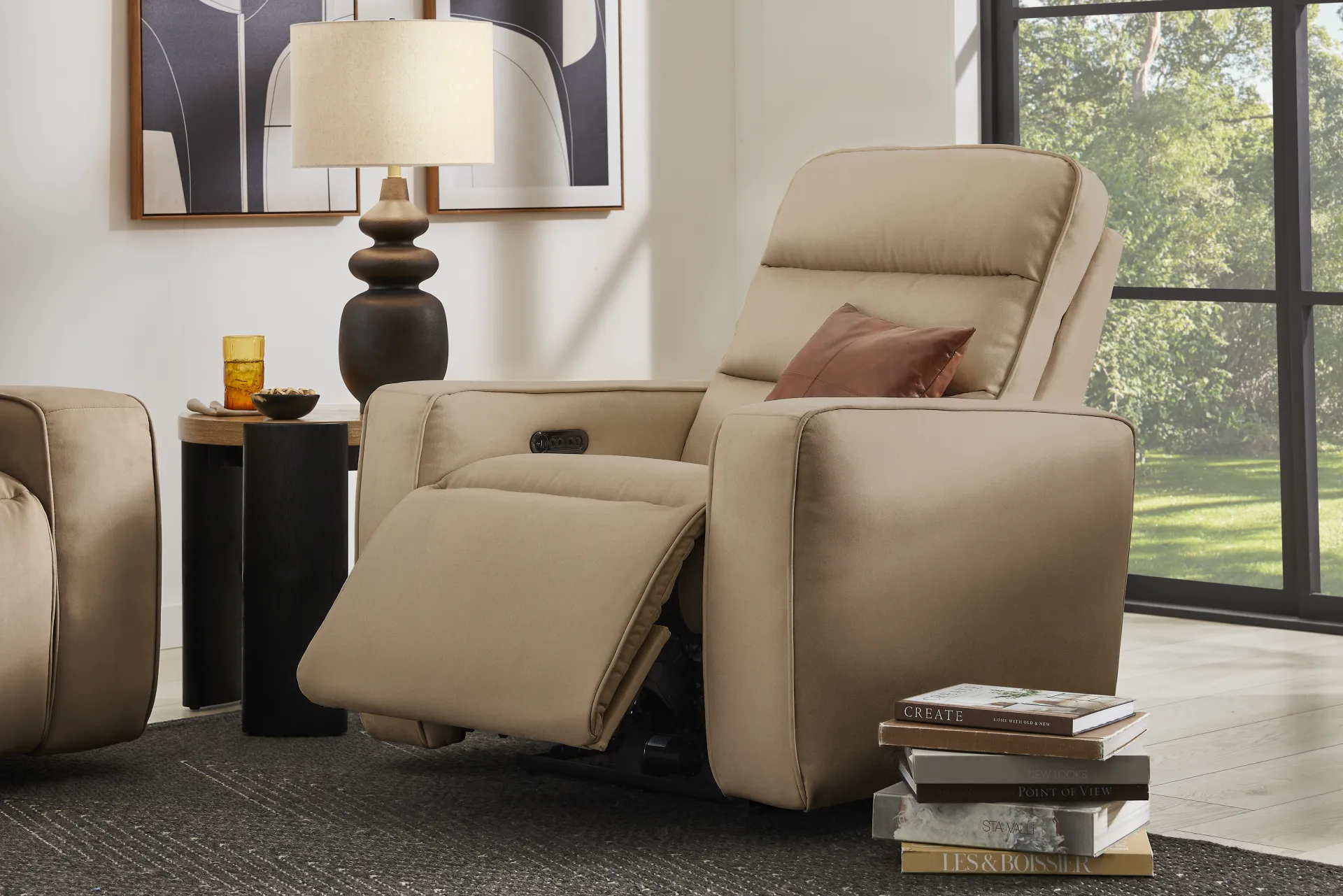 Del Mar Sand Dual Power Recliner - Image 6