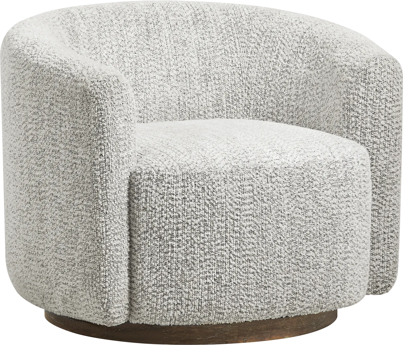 Faye Ivory Swivel Chair - Image 1