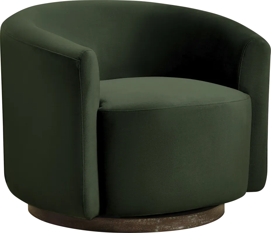 Faye Green Swivel Chair