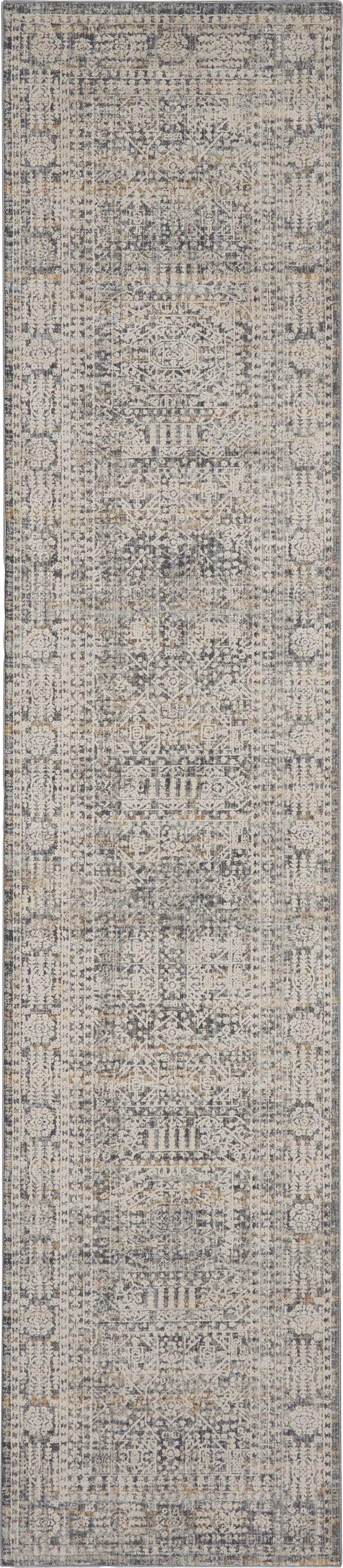 Zuri Ivory Slate 2'3 x 10' Rug - Image 1