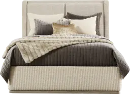 3 pc king upholstered bed