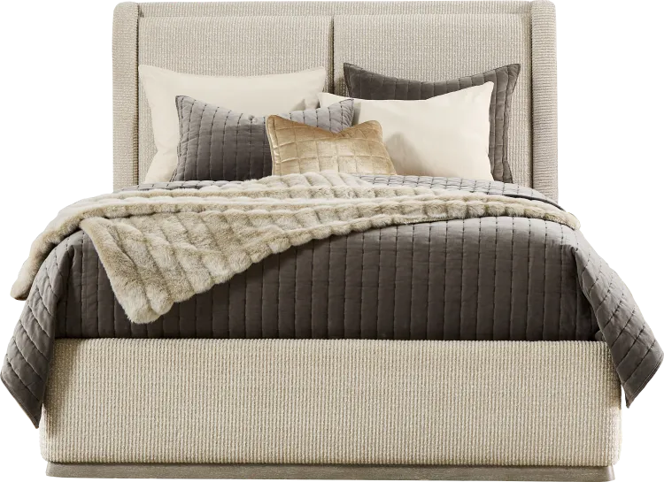 3 pc king upholstered bed