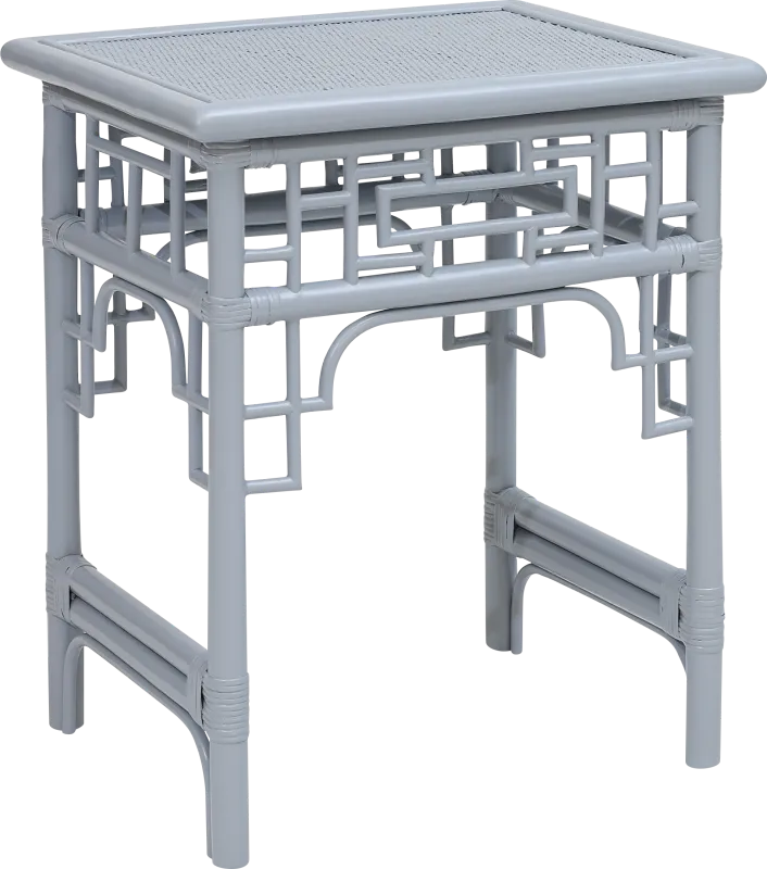 Dickerson Blue Chairside Table