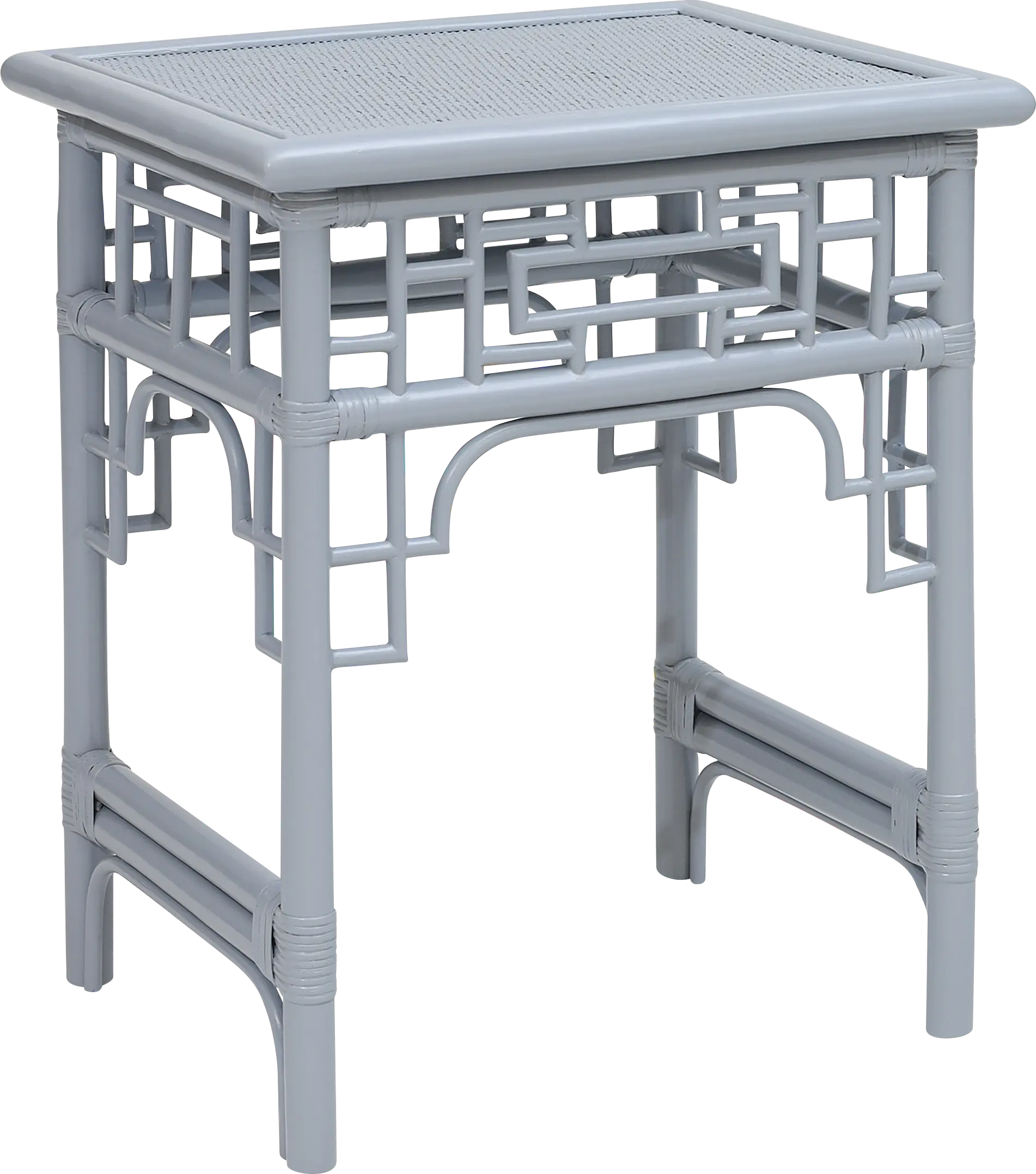 Dickerson Blue Chairside Table