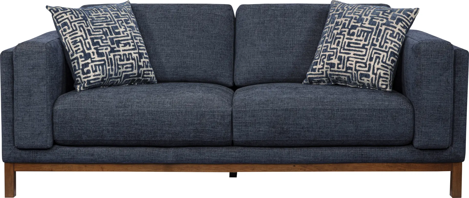 blue sofa