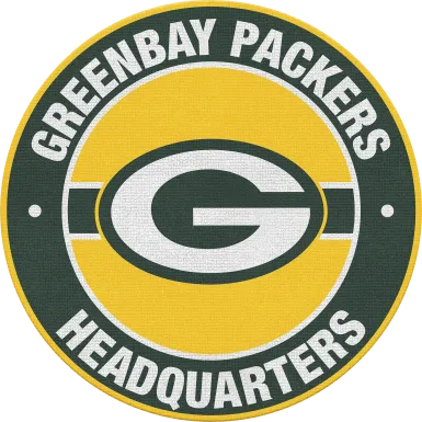 Green Bay Packers 5' Round Headquarters Rug