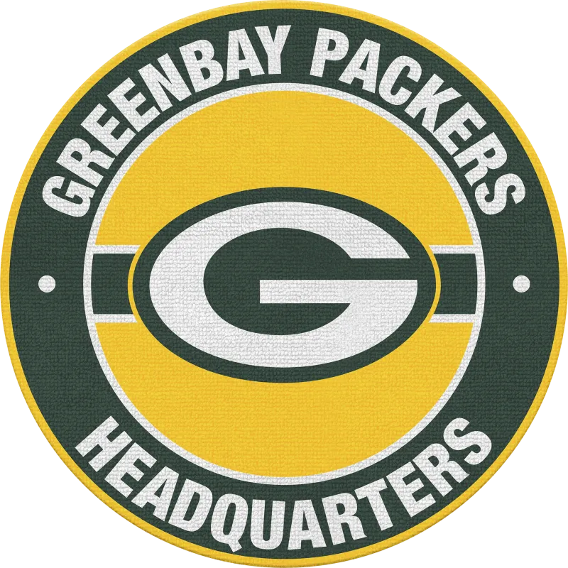 Green Bay Packers 5' Round Headquarters Rug