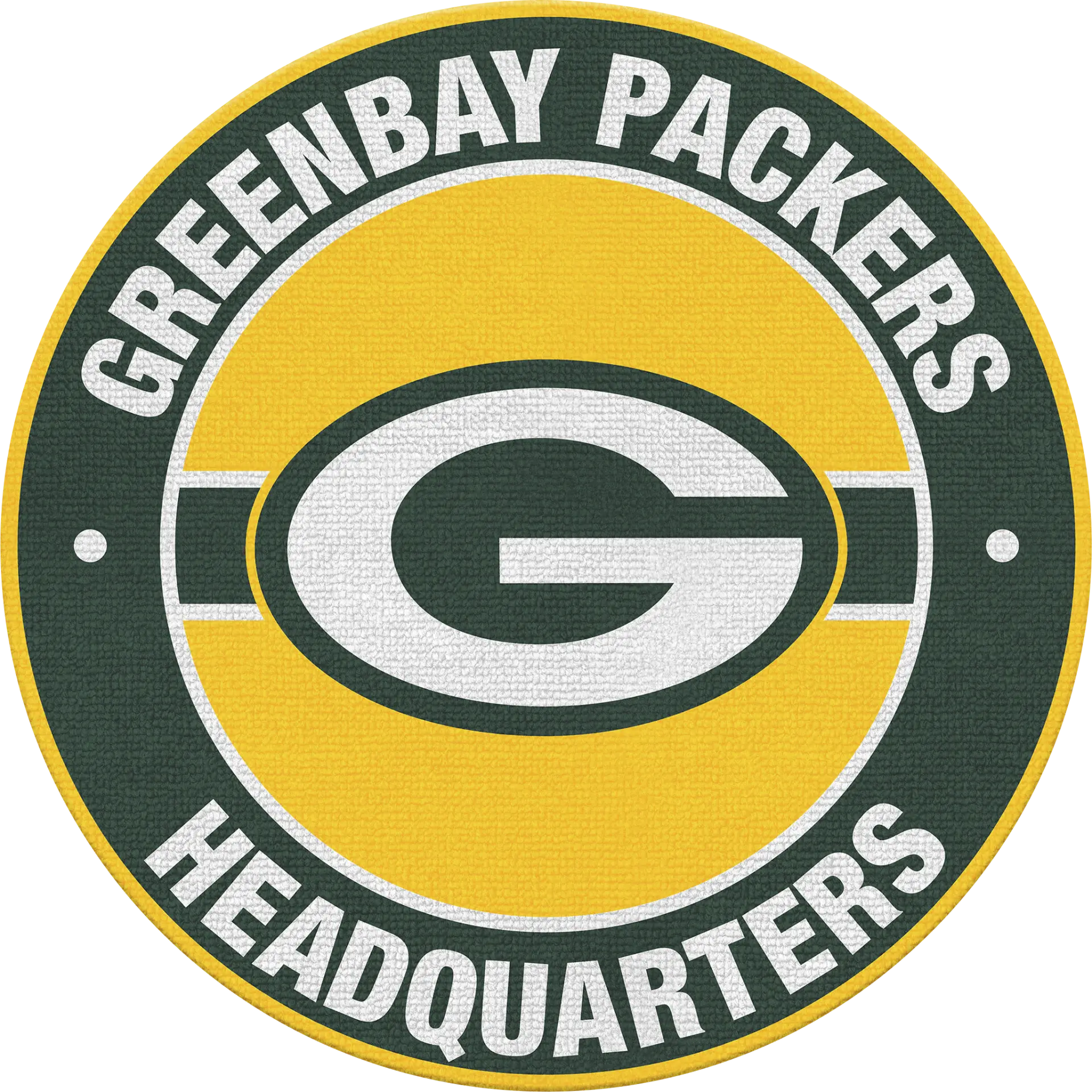 Green Bay Packers 5' Round Headquarters Rug
