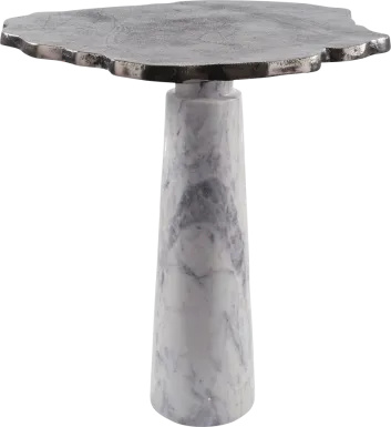 Galatia Silver End Table