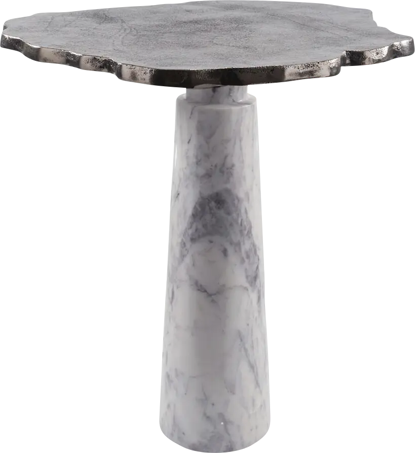 Galatia Silver End Table